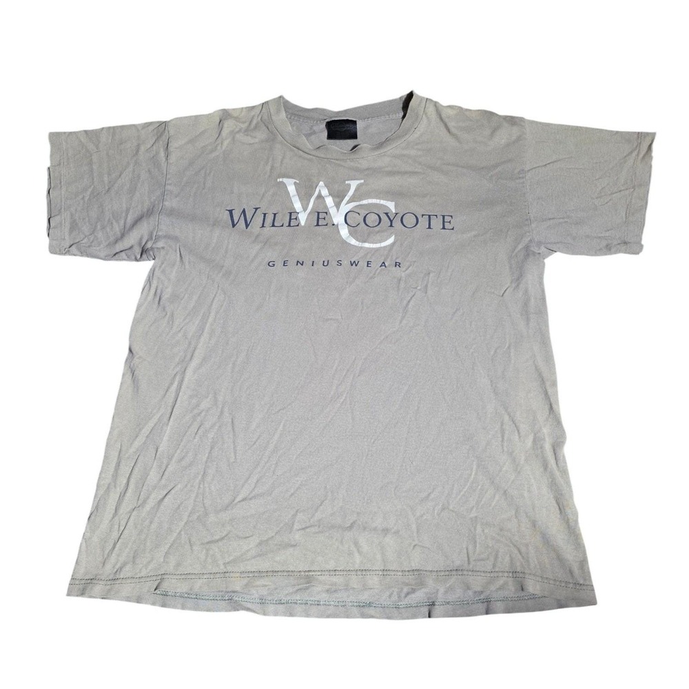 Vintage 1995 Wile E Coyote Looney Tunes T-Shirt Mens M Warner Bros 90s